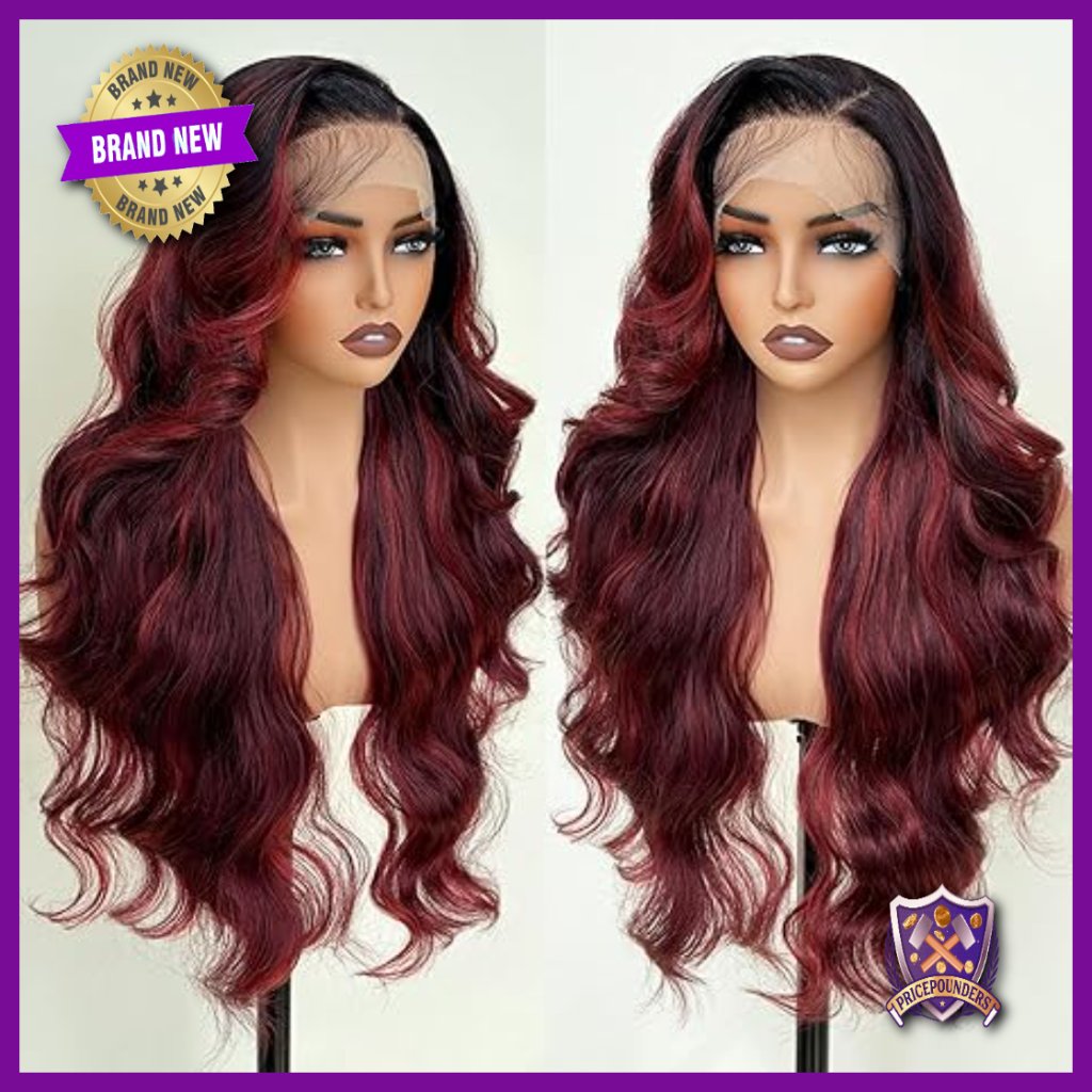 26-Inch Pre-Plucked Body Wave Synthetic Wig With Hd Lace Front